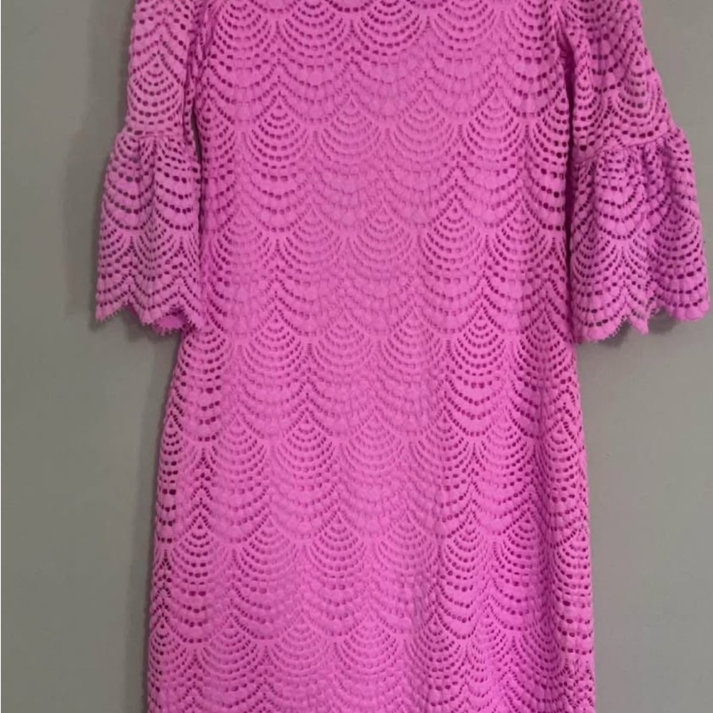 Lilly Pulitzer Scalloped Shell Lace Dress, Lilac Rose, NWT, XXS